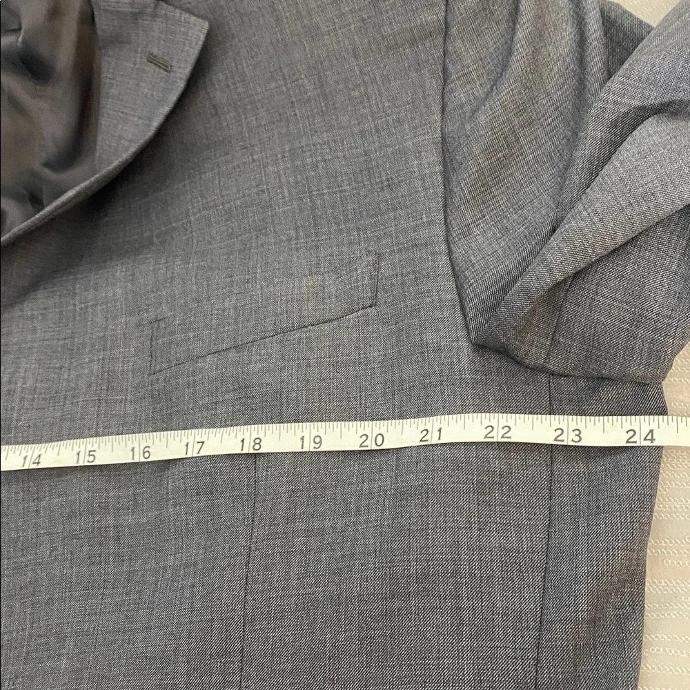 Ralph Lauren Wool Men's Gray Vintage Suit Blazer - Picture 8 of 16